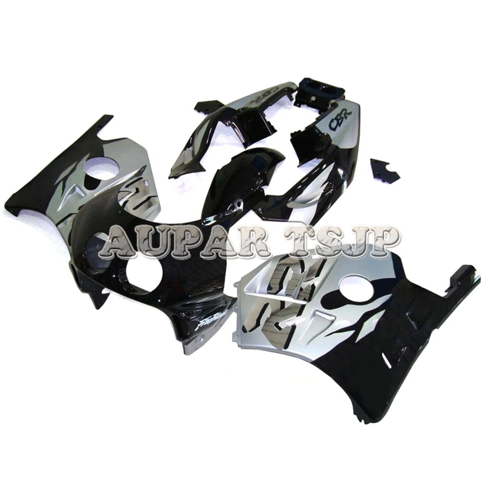 Велосипед Cowlings серебро и черный Понижающие Обтекатели для Honda CBR250RR MC22 1990 1991 1992 1993 1994 впрыска рамы кузова мотоцикла