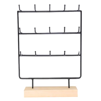 

Jewelry Stand, Metal Earrings Organizer, Beautiful Gold Necklaces Holder & Bracelets Display, Jewelry Organizer