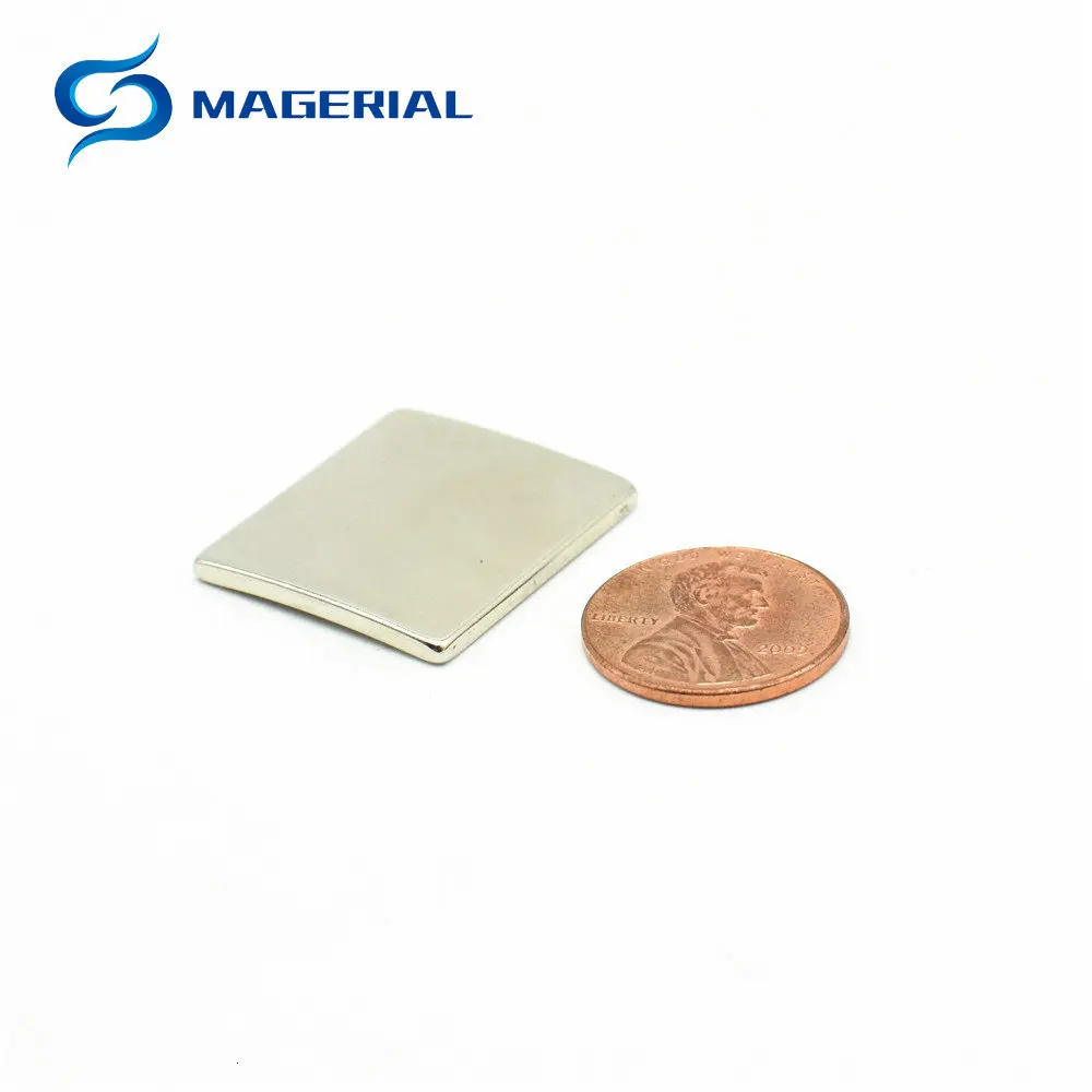 NdFeB магнит дуги OR18xIR14x45deg. x20 мм N42H сильный двигатель магнит для генераторов ветряной турбины Неодимовый Постоянный Магнит 600 шт