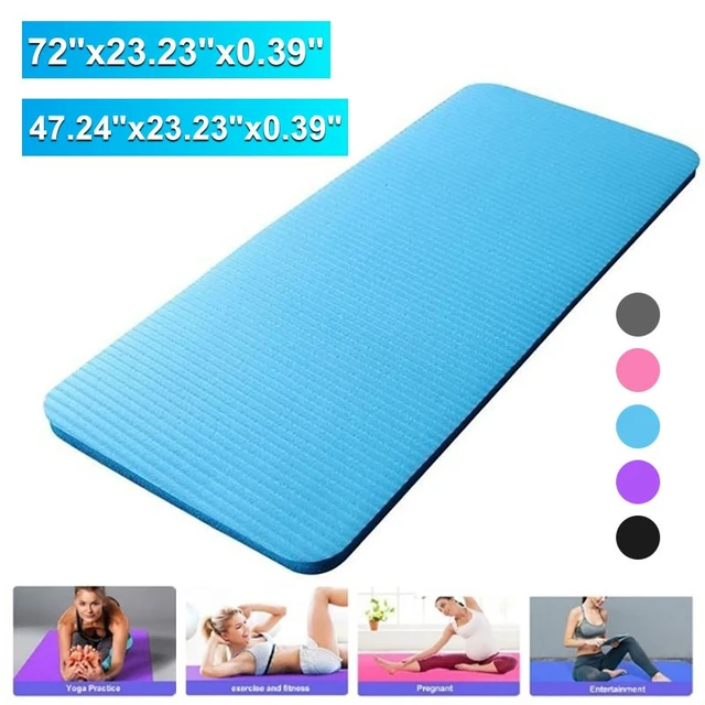 Esterilla gruesa antideslizante para Yoga, Pilates, gimnasio,  entrenamiento, 15mm, Deporte, novedad - AliExpress