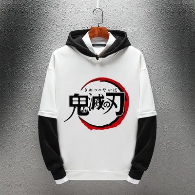 01 Осенне-зимнее пальто с капюшоном и принтом демона: Kimetsu no Yaiba Kamado Tanjirou Kamado Nezuko Kanroji Mitsuri Rengoku Kyoujurou - Цвет: 01