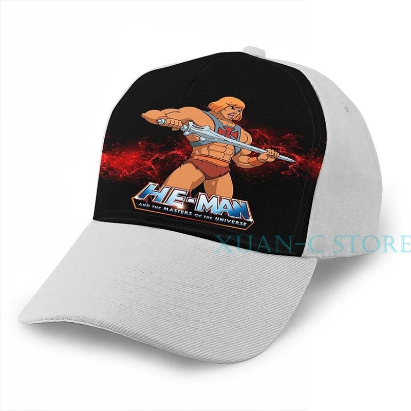 Баскетбольная Кепка He Man-Masters of the Universe Мужская и женская модная черная шляпа унисекс с принтом - Цвет: Gray