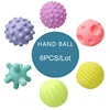 6pcs Textured Multi Ball Set Develop baby's Tactile Senses Toy Baby Touch Hand Ball Toys Baby Training Ball Massage Soft Ball 2