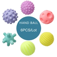 6pcs Textured Multi Ball Set Develop baby's Tactile Senses Toy Baby Touch Hand Ball Toys Baby Training Ball Massage Soft Ball 2