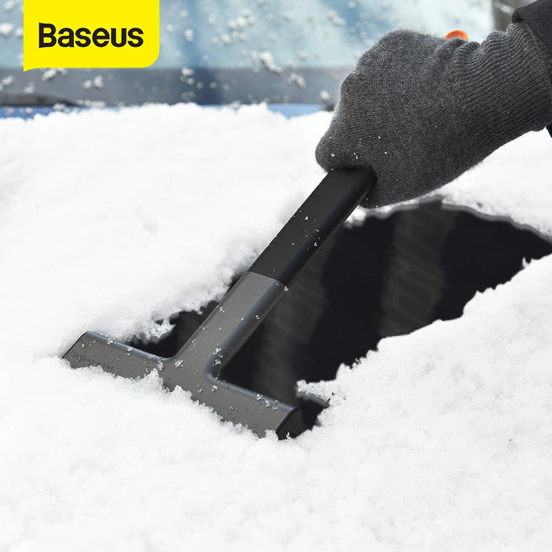 Baseus Snow Ice Scraper Car Windscreen Remover Auto Window Cleaning Tool Winter Wash Accessories Scraping | Автомобили и