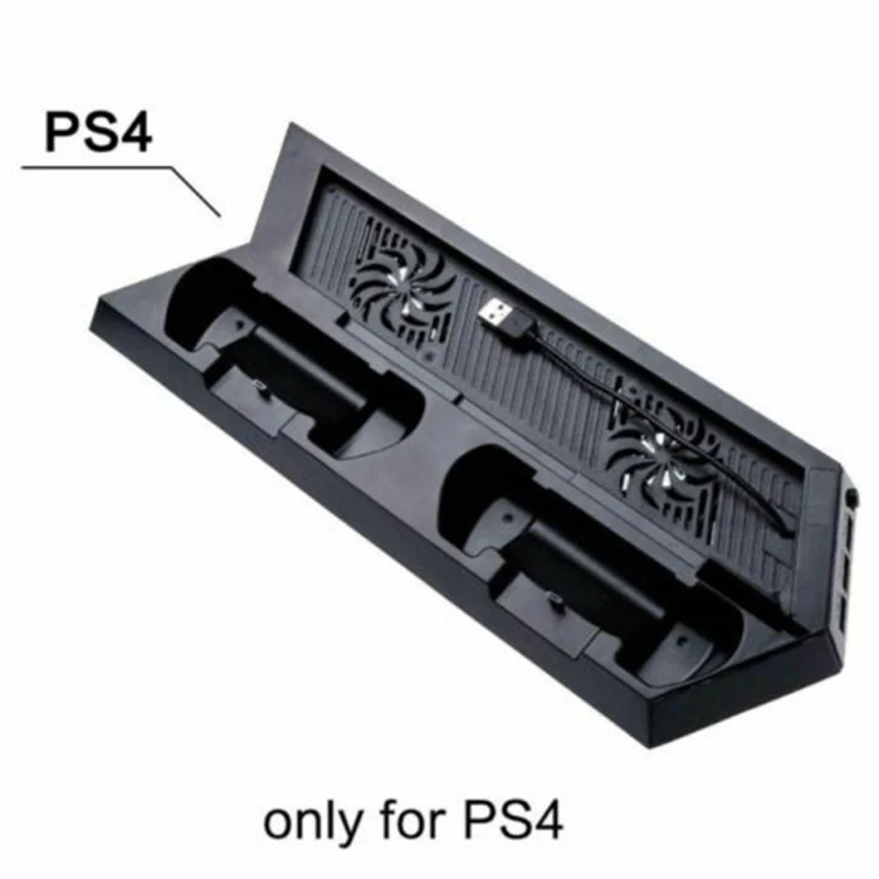 Подходит для Ps4/Pro/Slim беспроводной контроллер охлаждающий вентилятор кронштейн контроллер зарядное устройство с красный зеленый светодиодный индикатор