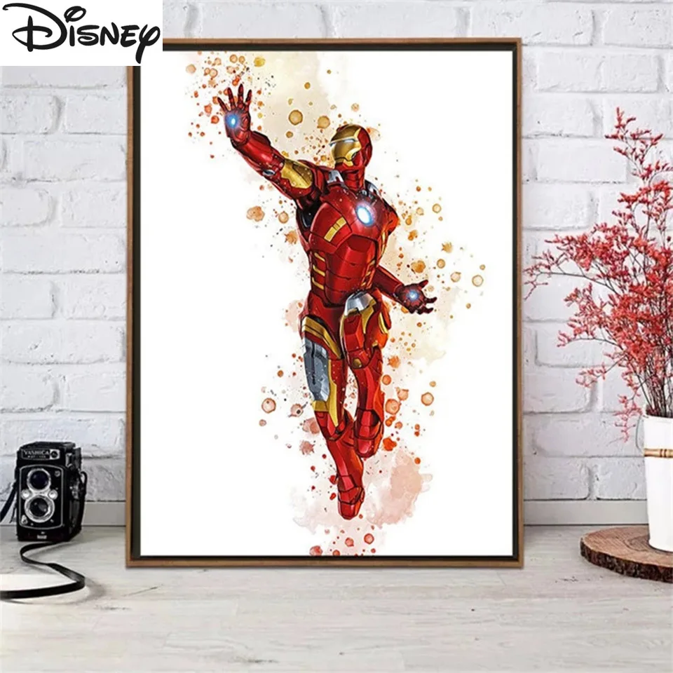 Avengers Marvel Superhero 5D Diamond Painting Iron Man Rhinestone Picture Beads Embroidery Full Diamond Mosaic Home Decor Gift diamond painting