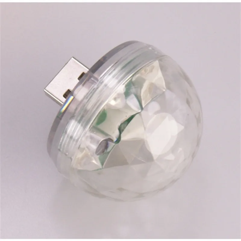 USB мини-светильник для дискотеки DC 5 В с питанием от USB, светодиодный сценический, вечерние, шар, DJ светильник, красочный светильник, для бара, клуба, сценический светильник для мобильного телефона