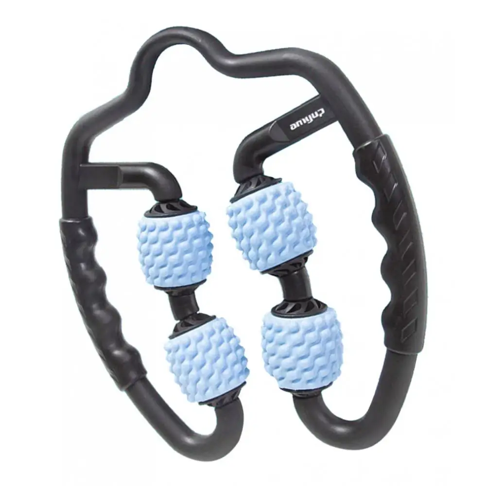 Handheld Acupressure Massage Tools Neck Arms Leg Belly Wheel Roller Massager Relaxing Muscles Anti Cellulite Massager Stick