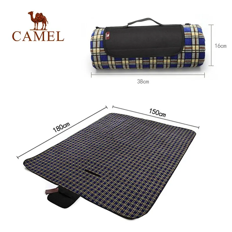CAMEL складной походный коврик для пляжного пикника, пляжное одеяло, мультиплеер, туристический коврик 180*150 см