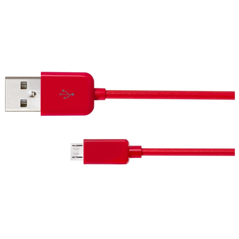 2 шт 1 м Мини USB зарядное устройство зарядный кабель синхронизации данных для samsung Galaxy S2 S3 S4, красный и зеленый