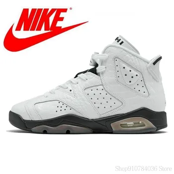 

Jordan Shoes Sneakers Nike Air Jordan 6 Alligator GS Men's Basketball Shoes non-slip High Top Basketball Shoes Women 384665-10