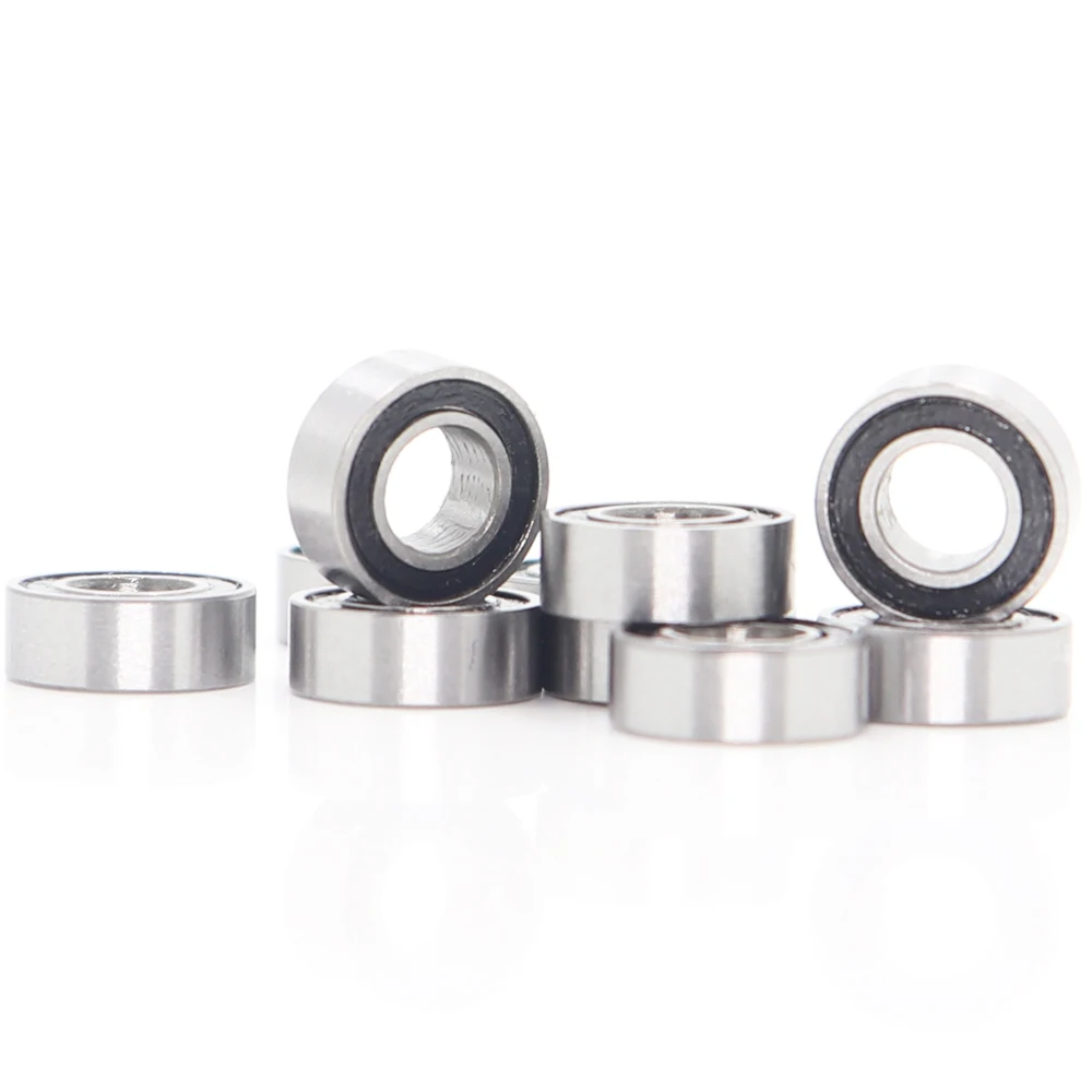MR115RS Bearing ( 10 PCS ) 5*11*4 mm ABEC-7 Hobby Electric RC Car Truck MR115 RS 2RS Ball Bearings MR115-2RS Black Sealed