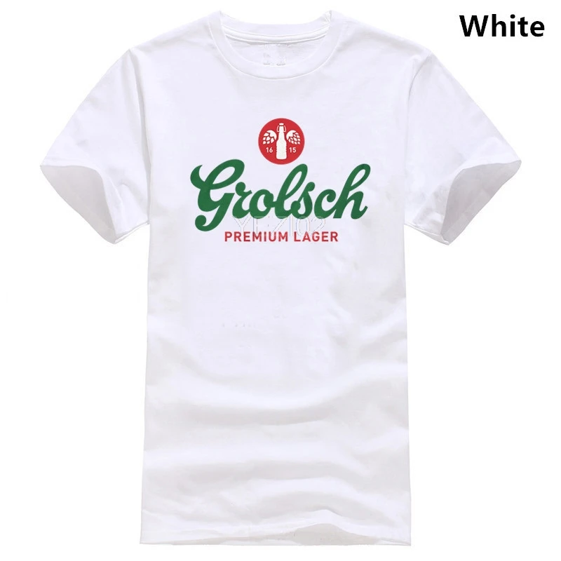 Grolsch Premium Lager Футболка-Grolsch рубашка с рисунком пива модные летние футболки