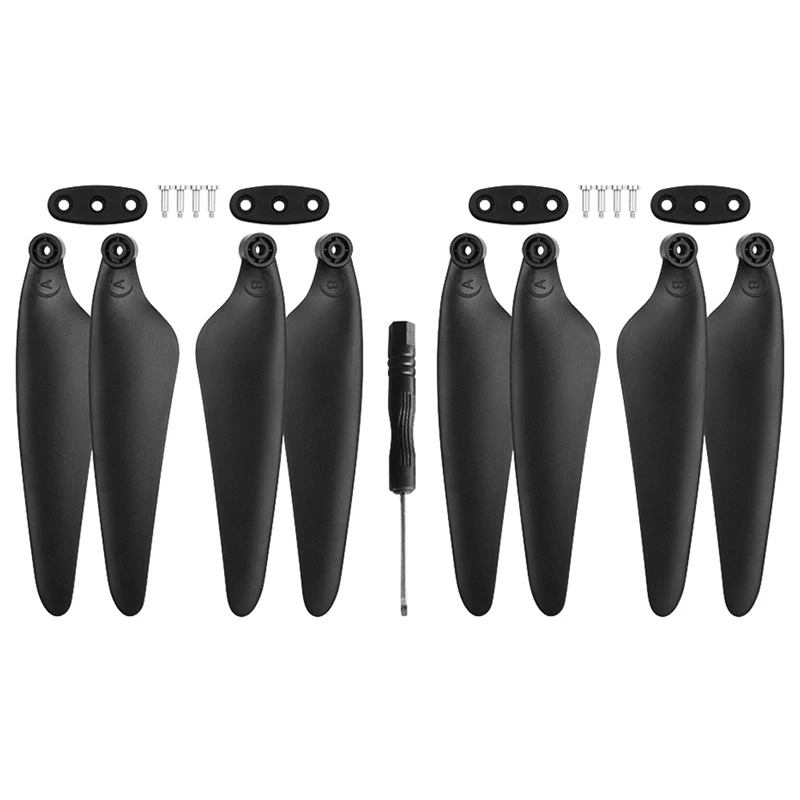 

2Pair Quick Release Foldable Propeller Props Blade CW/CCW with Screwdriver for Hubsan ZINO H117S RC Drone Quadcopter