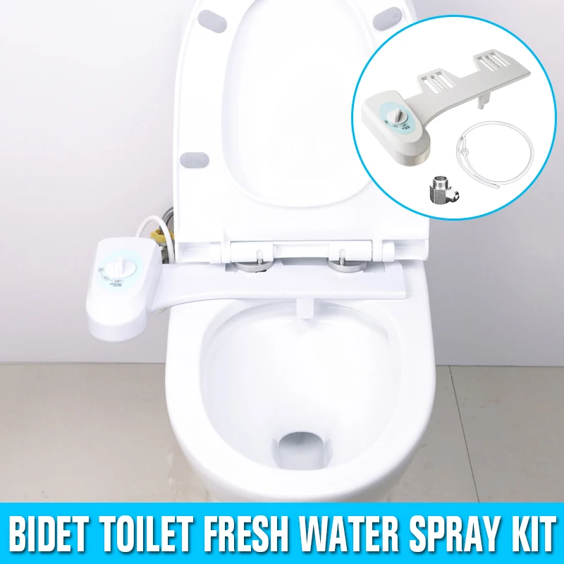Badezimmer Bidet Toilette Frischwasserspray Sauberer Sitz nicht elektrisch