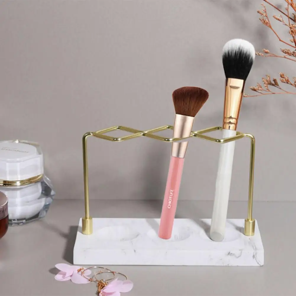 Portable Makeup Brush Holder Compartment Storage Cosmetic Brushe Desk Organizer Household Sundries Rack Bedroom Storage Shelf