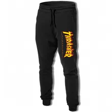 Весна и осень, новинка, мужские спортивные повседневные свободные штаны с принтом пламени, на шнуровке, для баскетбола, спортзала, тренировки, бега