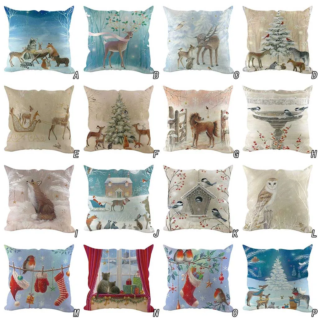 

Home Decoration Housse De Coussin Christmas Pillow Cover Pillowcases Decorative Sofa Cushion Cover Home Decoration kussens