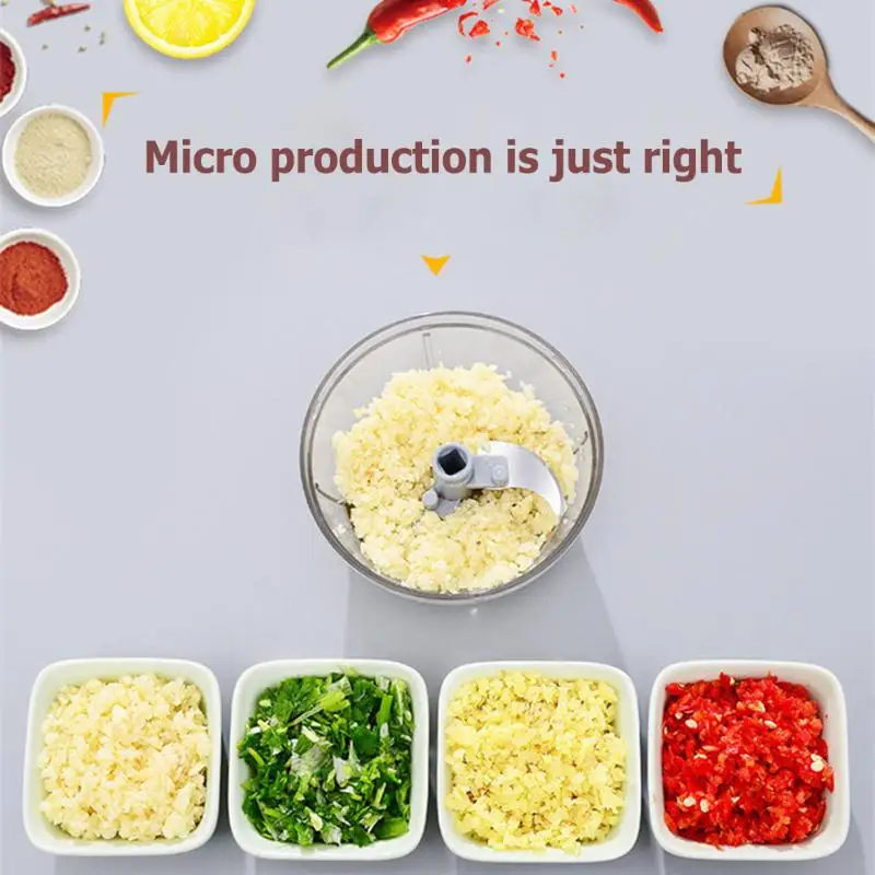 Мини ручной веревочный пищевой резак слайсер для чеснока Мясорубка кухонные принадлежности