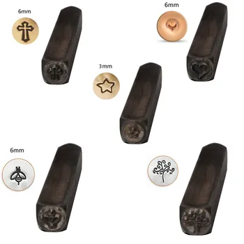 

Star Heart Bee Tree Design Stamps Metal Punch Stamp Stamping Tool Jewelry Making Tool