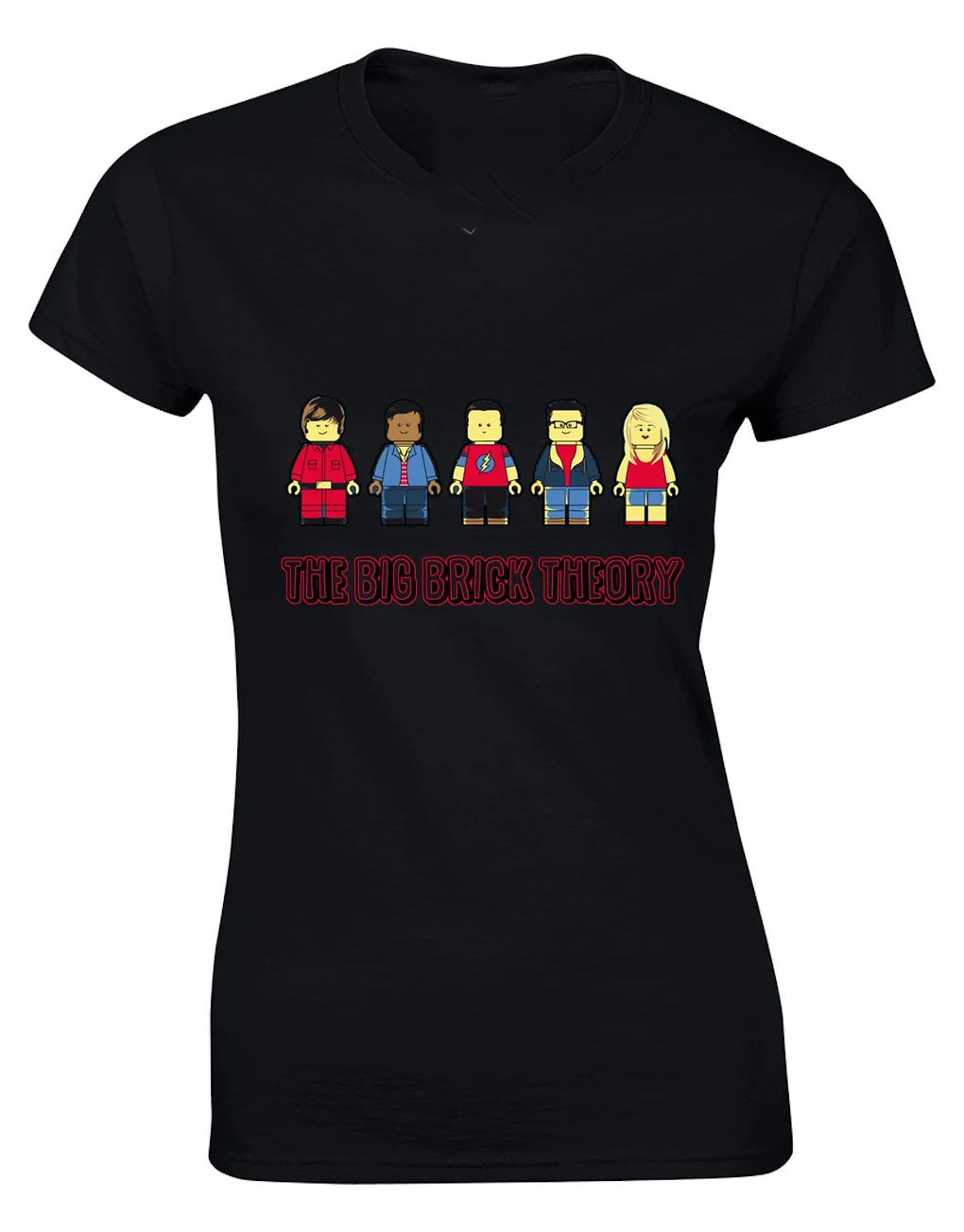 

BIG TEE BANG BRICK THEORY LADIES T SHIRT FUNNY PENNY LEGO BAZINGA SHELDON WOMEN Men Women Unisex Fashion tshirt Free Shipping