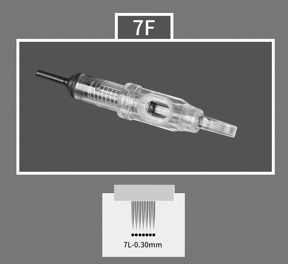 Disposable Microblading Eyebrow Tattoo Needles 1R 3R 5R 5F 7F Sterilized Permanent Makeup Cartridge Needles