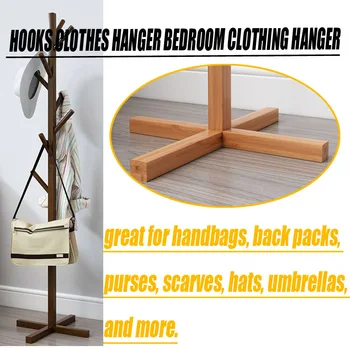 

Tree Style Coat Rack Coat Hat Jacket Stand Tree Holder Bags Hanger Rack great for handbags, back packs, purses, scarves, hats