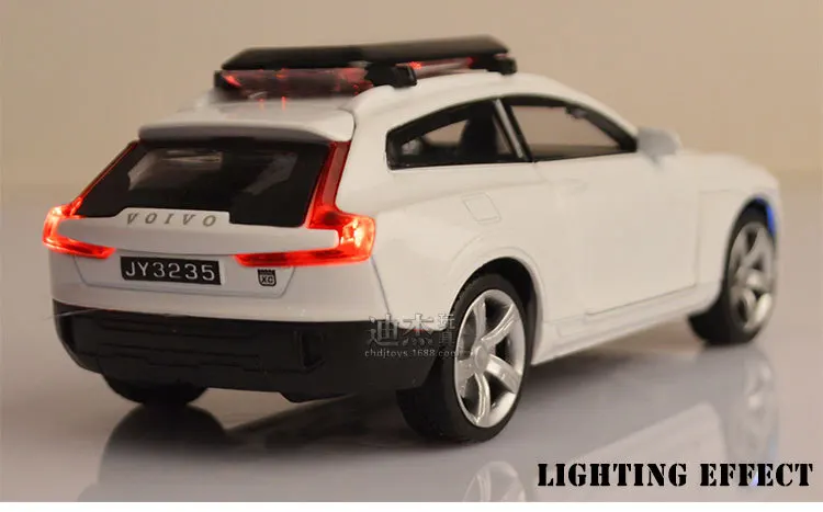 Оптом Jiaye Модель брелок для автомобильных ключей, модель автомобиля VOLVO Модель воин звуковая и световая 4-дверного проема детский игрушечный автомобиль