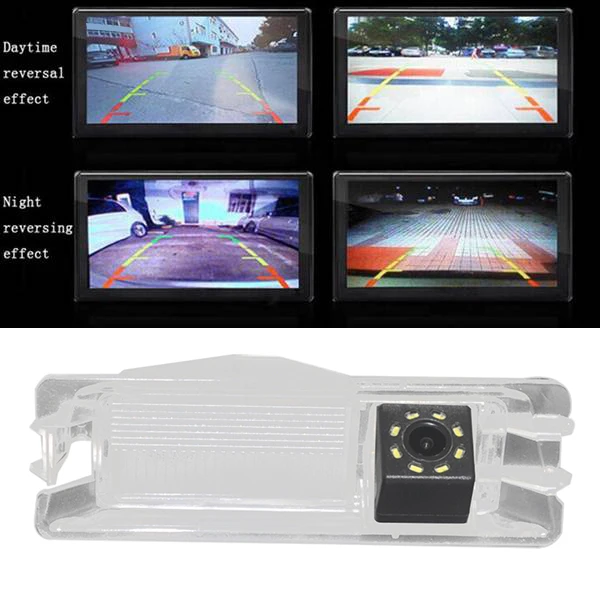 Автомобильная Hd камера заднего вида CCD 8Led камера заднего вида для Nissan March Renault Logan Renault Sandero W