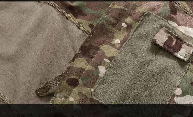 Военная Мужская камуфляжная тактическая футболка из хлопка с длинным рукавом, дышащая футболка боевой Frog для страйкбола, тренировок S-3XL спецназа