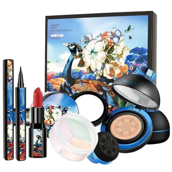 

Five-piece Set of Colorful Mushroom Cushion Concealer Powder Cushion BB with Replacement Cushion Cosmetic Set Concealer Powder
