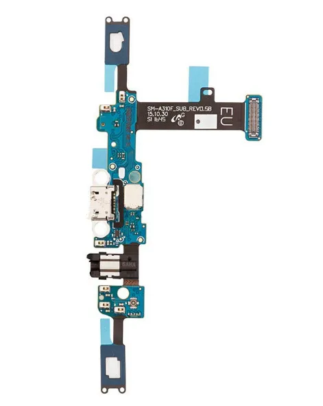 Домашняя кнопка навигатор гибкий кабель для samsung Galaxy A3 SM-A310F зарядный порт ленточный плоский кабель запасные части