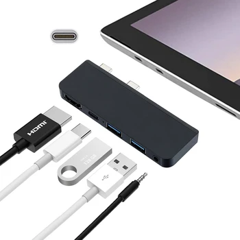 

Xiwai Dual Type-C USB-C to HDMI & Dual USB3.0 OTG & PD Power Adapter for Surface Pro X