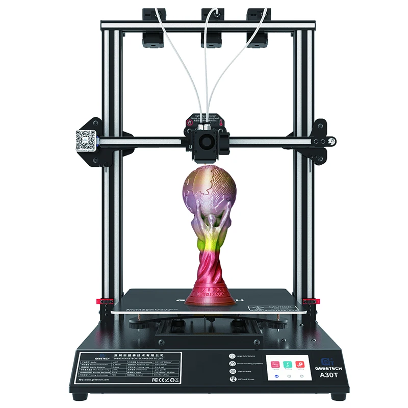 Geeetech A30T 3 in 1out MULTICOLOR DIY 3D PRINTER, Large print size 320*320*420mm, Quick Assembly, auto leveling, Break-resuming
