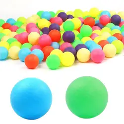 100Pcs Colored Ping Pong Balls 40mm Entertainment Table Tennis Balls Colors for Game and Activity Color