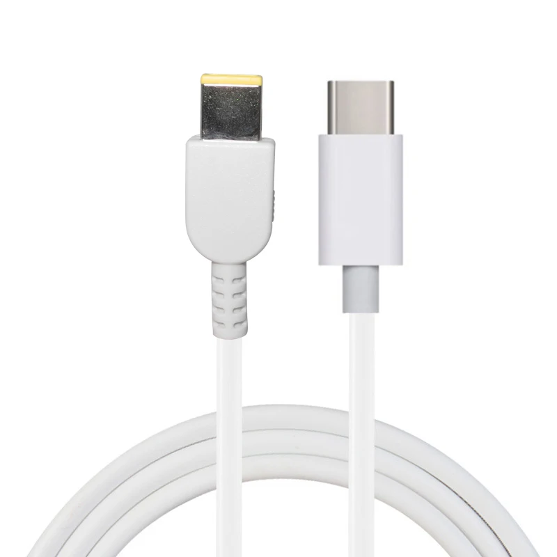 Адаптер питания для ноутбука 20 в переходник с вилкой Lenovo USB Type C PD штекер зарядного