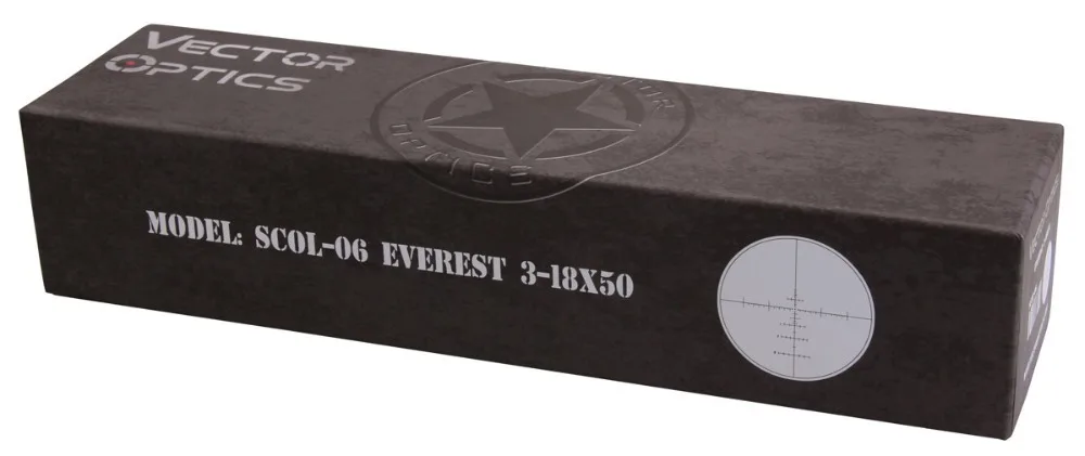 Векторная оптика GenII Everest 3-18x50 AR15 прицел Воздушный пистолет прицел охотничий Тактический MOA с сотовым кольцом. 223. 308 5,56
