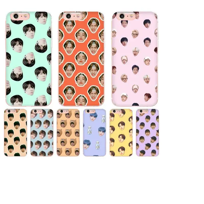 Yinuoda KPOP супер юниорский черный чехол для сотового телефона iPhone X XS MAX 11 pro max 6 6s 7 7plus 8