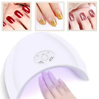 

1PC 36W UV Led Lamp Nail Dryer For All Types Gel 12 Leds UV Lamp for Nail Machine Curing 60s/120s Timer USB Connector