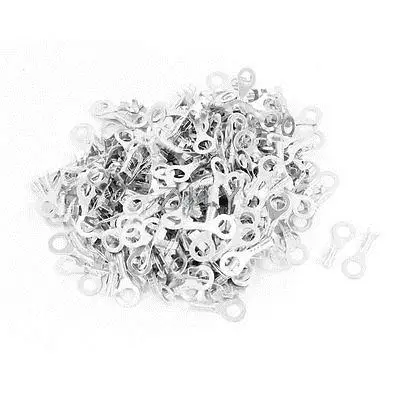 

300 Pcs 4.2mm Hole Open Cable Connector Ring Tongue Passing Through Terminals