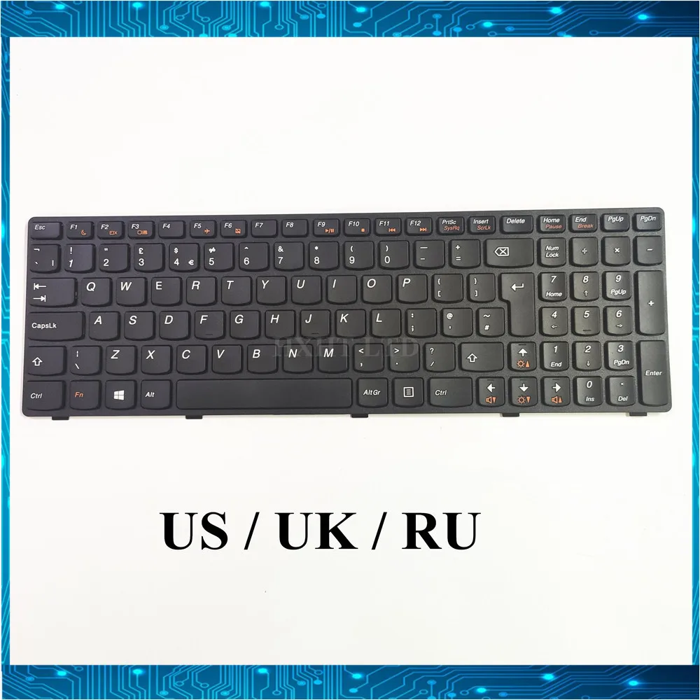 Клавиатура для ноутбука Lenovo V570 V570C V575 Z570 Z575 B570 V580 V580C B575 B590 США Великобритания RU