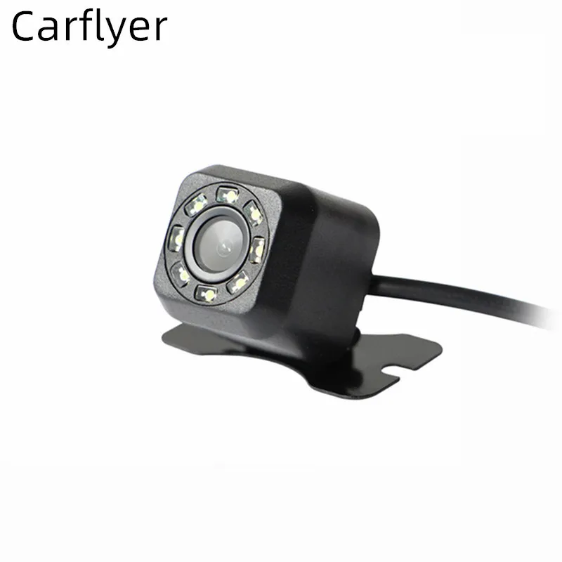 Камера заднего вида Carflyer HD CCD 8 светодиодов/ИК водонепроницаемая камера с ночным