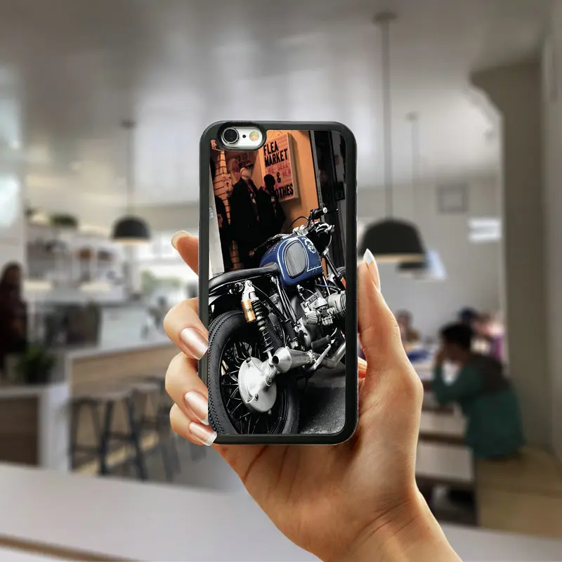 Мобильный твердый корпус для телефона PC чехол для iphone 8 7 6 6S Plus X XR XS Max 5s 5 SE 4 4s мотокросса для девочек - Цвет: Picture 1