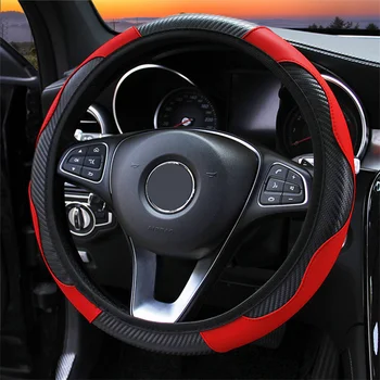 

Leather Car Steering Wheel Cover For Kia Soul Sportage 2019 Ceed Rio X Line 3 4 Picanto K7 Stonic Niro Carens Sorento Mohave