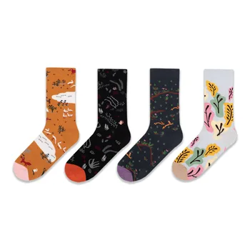 

Harajuku Cartoon Animal Plant Casual Fashion Couple Cotton Socks Cute Kawaii Women Streetwear Funny Happy Gifts for Men Socks