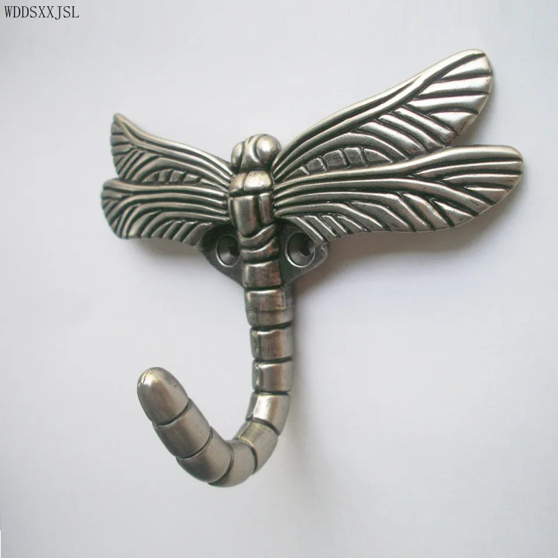 

Креативный крючок WDDSXXJSL в виде стрекозы, металлические поделки, настенный стеллаж для хранения, крючок для украшения дома, гостиной, ванной комнаты, подвеска