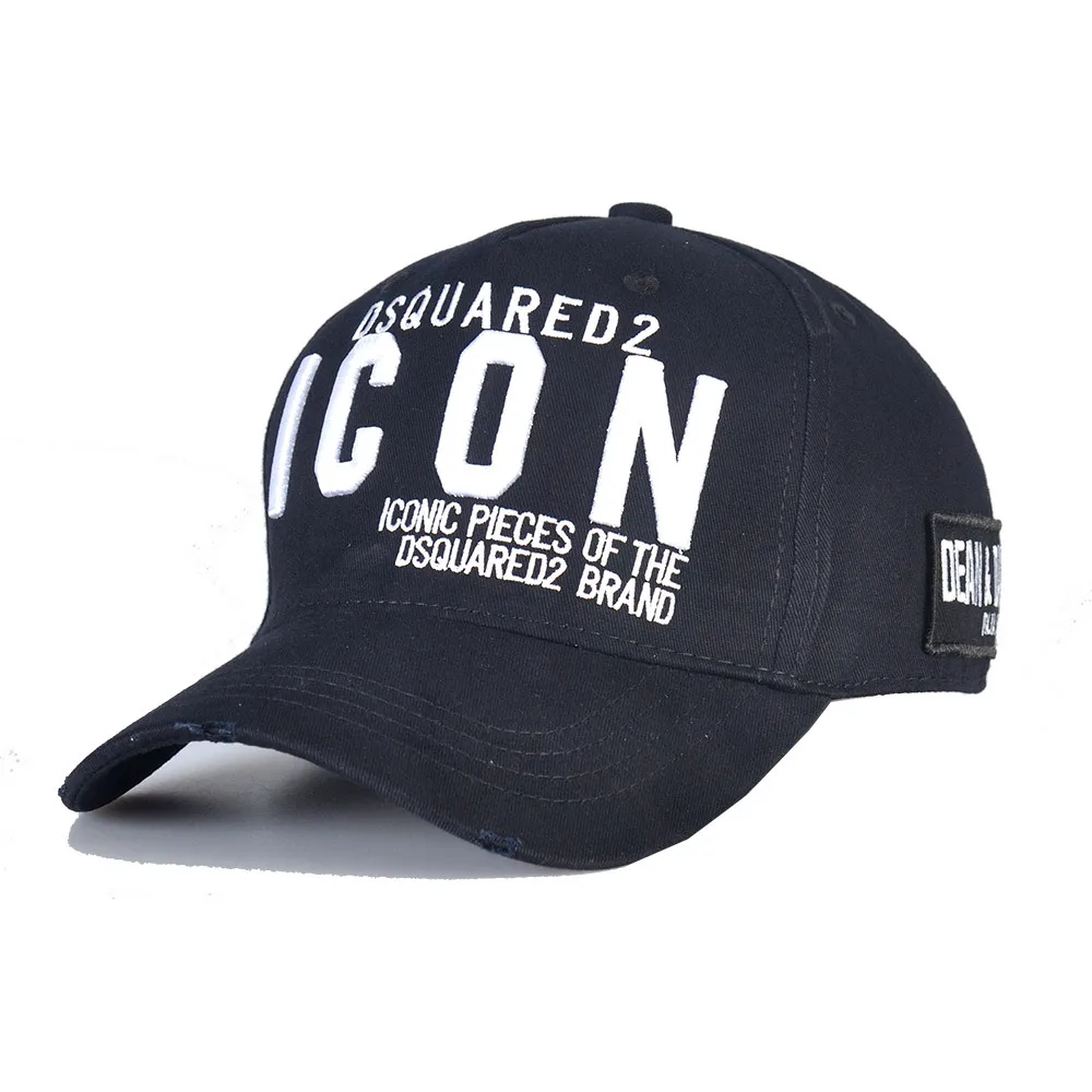 Gorra de béisbol con bordado para hombre y mujer, gorro de béisbol con bordado ajustable, SnapBack, Hip Hop, papá, marca ICON DSQICOND2