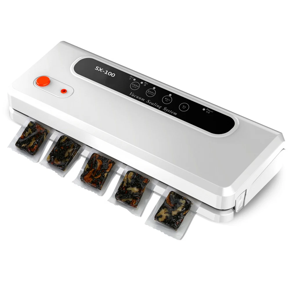 

JuneJour Vacuum Sealer Best Fully Automatic Portable Household Food Wet Dry 110W Packaging Machine Sealing