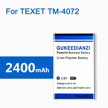 

2400mAh For Texet TM-4072 X-basic TM-4272 TM4072 TM4272 Powerful Smart Phone Battery